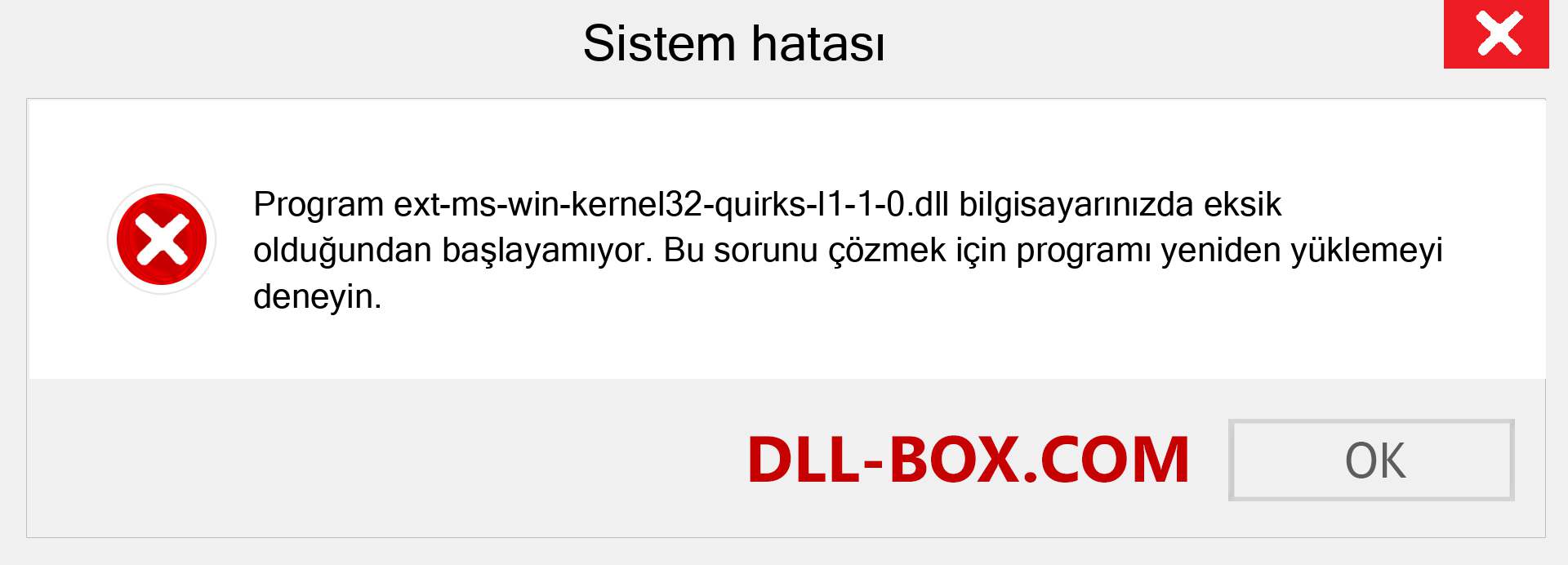 ext-ms-win-kernel32-quirks-l1-1-0.dll dosyası eksik mi? Windows 7, 8, 10 için İndirin - Windows'ta ext-ms-win-kernel32-quirks-l1-1-0 dll Eksik Hatasını Düzeltin, fotoğraflar, resimler